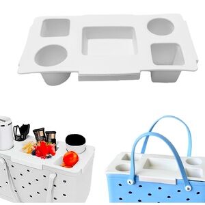 White Cup Holder Tray Accessory. Fits XL BOGG Bag & Similar Bag